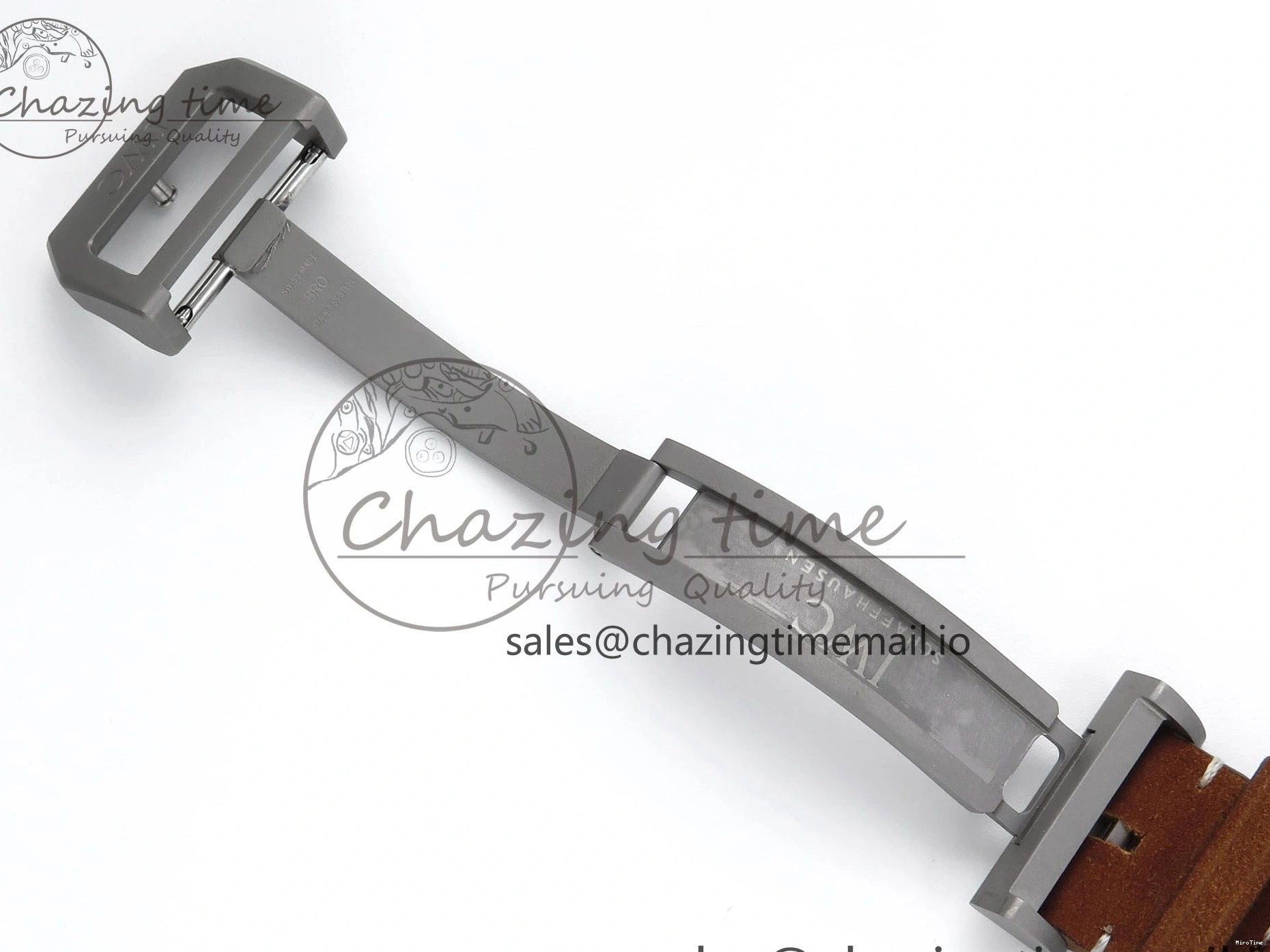 MIROTIME 0415 Big Pilot IW329701 M+F 1:1 Best Edition Black Dial on Brown Leather Strap MY RelaxedFit 7005